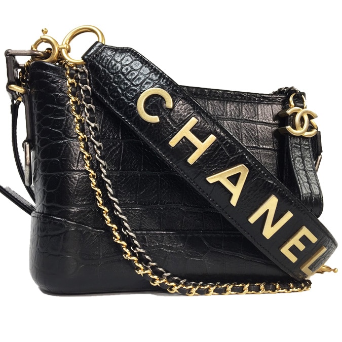 chanel gabrielle croc