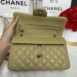 New Chanel Classic 9” Dark Beige Caviar Microchip Full Set 12