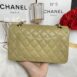 New Chanel Classic 9” Dark Beige Caviar Microchip Full Set 5