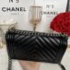 Used Like New Chanel Boy 10” Chevron Caviar Holo25 6