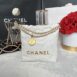 New Chanel 22 Mini Calfskin Microchip Full Set 2