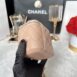 New Chanel Vanity Mini with Handle Lambskin Full Set 7