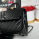 Keep Unused Chanel Coco9.5 Chevron So Black Microchip Full Set 199,000 8