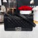 New Chanel Boy 10” Caviar Microchip Full Set 1