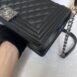 New Chanel Boy 10” Caviar Microchip Full Set 13