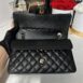 New Chanel Classic 10” Caviar GHW Microchip Full Set 6