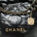 New Chanel 22 Small Calfskin Microchip Full Set 8