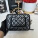 Used Like New Chanel Vanity 7.5 Calfskin Microchip Full Set 3