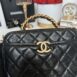 Used Like New Chanel Vanity 7.5 Calfskin Microchip Full Set 6