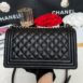 New Chanel Boy 10” Caviar Microchip Full Set 4