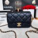 Used Like New Chanel Mini7.5 Perfect Bag Caviar Microchip Full Set copy receipt 1