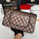 Used In very good condition Chanel Classic 10” Goatskin Rainbow Holo21 Full Set 3