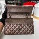 Used In very good condition Chanel Classic 10” Goatskin Rainbow Holo21 Full Set 9