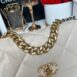 Used Like New Chanel 19 Size 26 Light Beige Goatskin holo29 Full Set 19