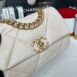 Used Like New Chanel 19 Size 26 Light Beige Goatskin holo29 Full Set 8