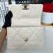 Used Like New Chanel 19 Size 26 Light Beige Goatskin holo29 Full Set 9