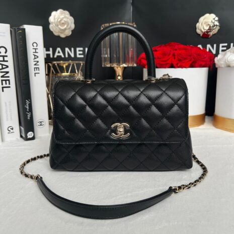 Used Like New Chanel Coco9.5 Caviar Microchip Full Set 1