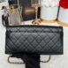 Used Like New Chanel Calfskin Quilted Enchained Clutch Black Holo 29 Full Set 4