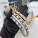 Used in Very Good Condition Chanel 19 Size 26 Iridescent Calfskin Holo31 Full Set 14