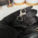 Used in good condition Chanel Gabrielle New Medium Size Calfskin Microchip Full Set 17