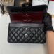 Used In Very Good Condition Chanel Classic 9” Caviar SHW Microchip Full Set 24