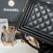 Used In very good condition Chanel Boy 10” Caviar GHW Holo28 Full Set no receipt 10