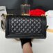 Used In very good condition Chanel Boy 10” Caviar GHW Holo28 Full Set no receipt 4