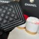 Used Very Good Condition Chanel Boy 8” Caviar Microchip Full Set 11