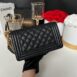 Used Very Good Condition Chanel Boy 8” Caviar Microchip Full Set 5