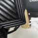 New Chanel Boy 10” Chevron Caviar Microchip Full Set 11