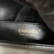 New Chanel Boy 10” Chevron Caviar Microchip Full Set 23