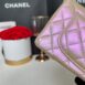 New Chanel Mini8 Calfskin Iridescent Microchip Full Set 10