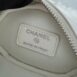 New Chanel Shearling Sheepskin Lambskin Quilted Round Clutch With Chain White Holo31 Full Set no receipt 16