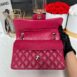 Used Chanel Classic 9” Caviar Microchip Full Set 18