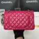 Used Chanel Classic 9” Caviar Microchip Full Set 5