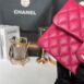 Used Chanel Classic 9” Caviar Microchip Full Set 8