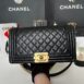 Used In very good condition Chanel Boy 10” Caviar Holo28 Full Set 4