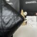 Used Like New Chanel 22 Calfskin Medium Size Microchip Full Set 7