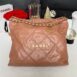 Used Like New Chanel 22 Medium Calfskin Microchip Full Set 1