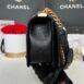 Used Like New Chanel Boy 10” Caviar Microchip Full Set 6