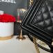 Used Like New Chanel Boy 10” Caviar Microchip Full Set 8