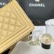 Used Like New Chanel Boy 8” Caviar Microchip Full Set no receipt 11