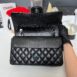 Used Like New Chanel Classic 10” Caviar SHW Microchip Full Set 18