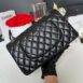 Used Like New Chanel Classic 10” Caviar SHW Microchip Full Set 5