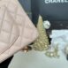 Used Like New Chanel Classic 9” Light Beige Caviar Microchip Full Set 11