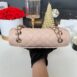 Used Like New Chanel Classic 9” Light Beige Caviar Microchip Full Set 14