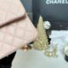 Used Like New Chanel Classic 9” Light Beige Caviar Microchip Full Set 9