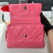 Used Like New Chanel Flap Bag 9” Lambskin Microchip Full Set no receipt 18