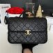 Used Like New Chanel Flap Bag Caviar Microchip Full Set 2