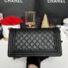 Used Like New Chanel Boy 10” Caviar Holo25 Full Set no receipt 3